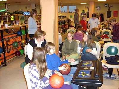 Jugendorchester beim Bowling