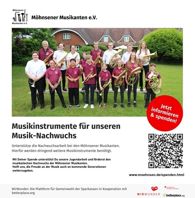 Bild anklicken, dann geht zum Spendenportal